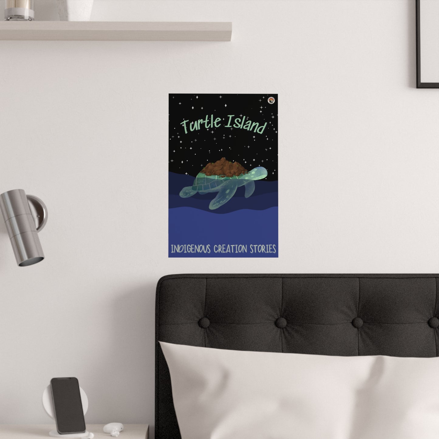 Satin Poster- Turtle Island