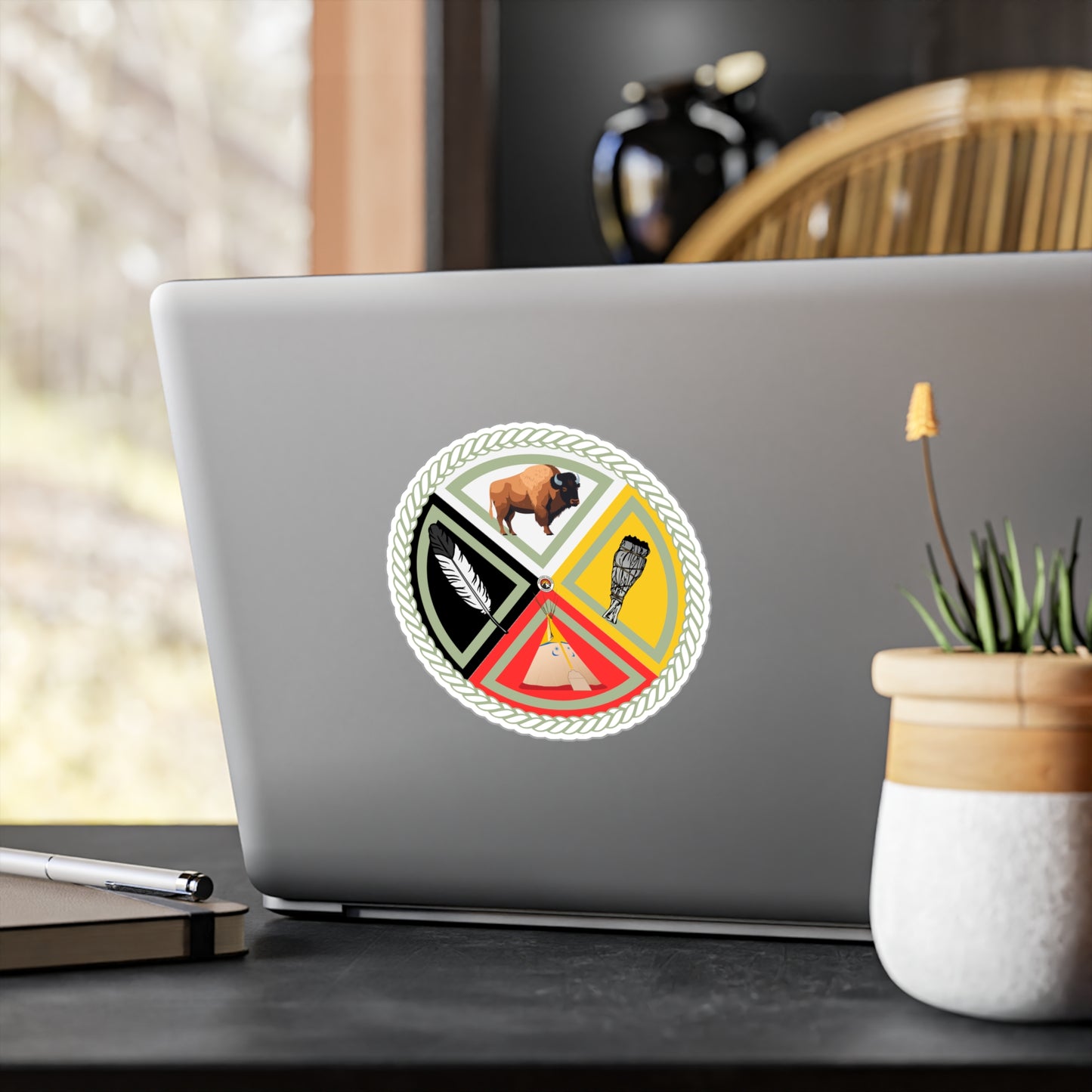 Vinyl Decal-Medicine Wheel