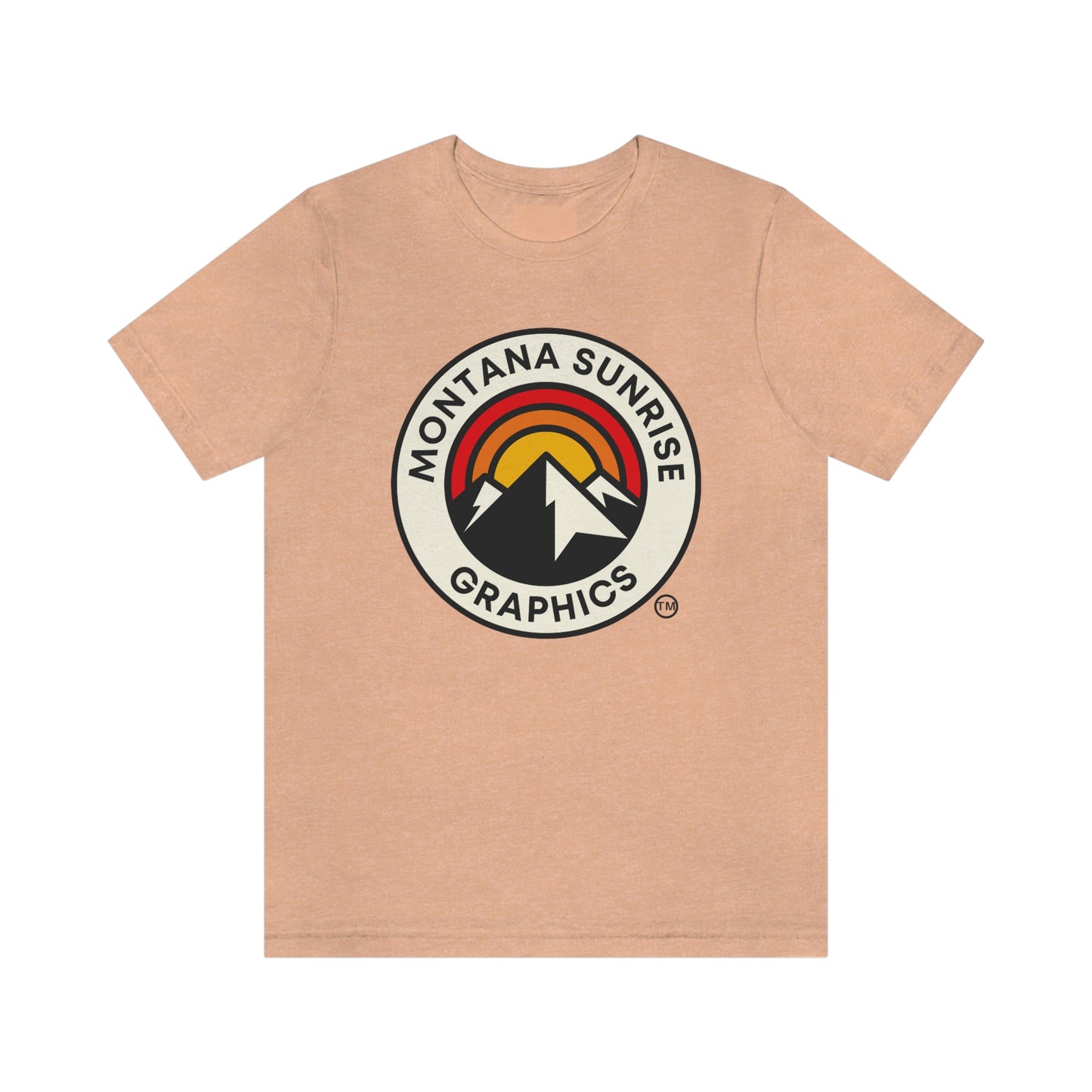 Unisex Montana Sunrise Graphics T-Shirt