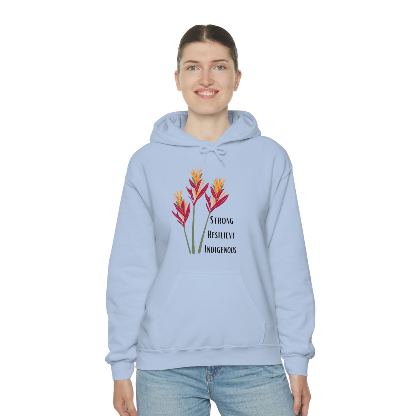 Unisex Hoodie-Strong Resilient Indigenous