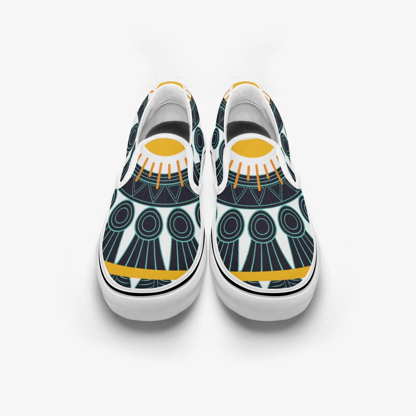 Slip-On Shoes-Teal Sun