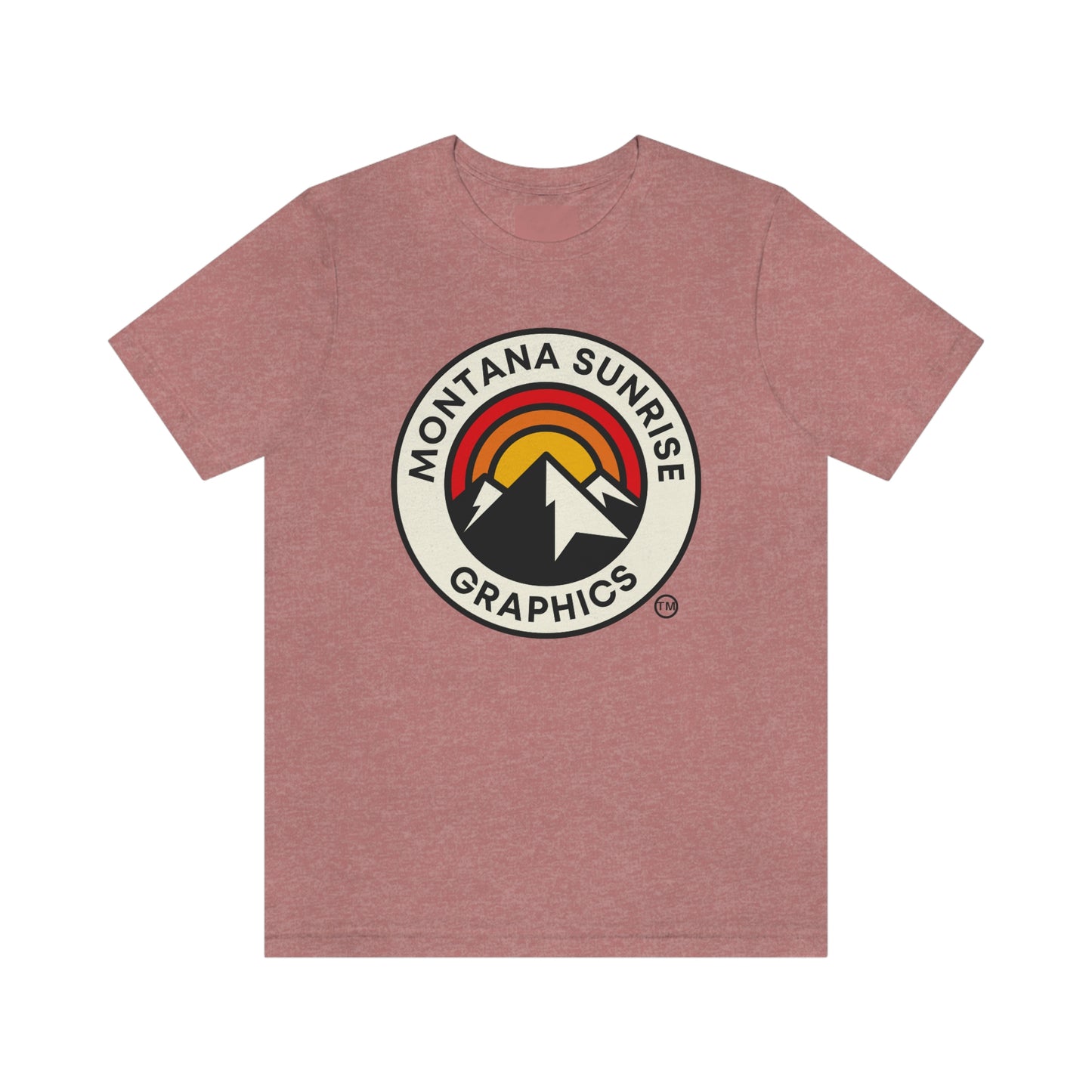 Unisex Montana Sunrise Graphics T-Shirt