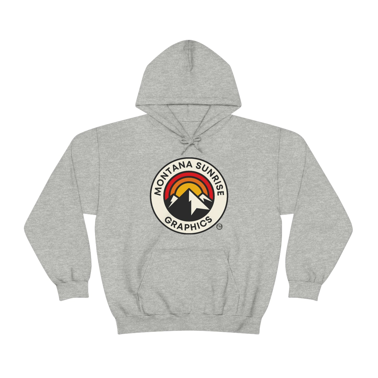 Unisex Hoodie-Montana Sunrise Graphics