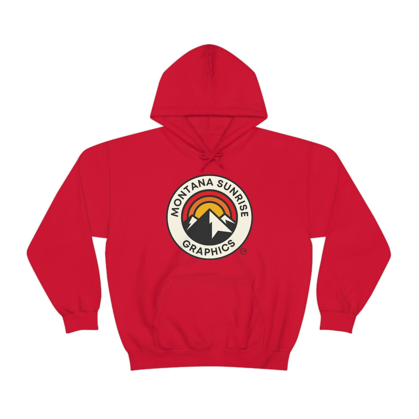 Unisex Hoodie-Montana Sunrise Graphics