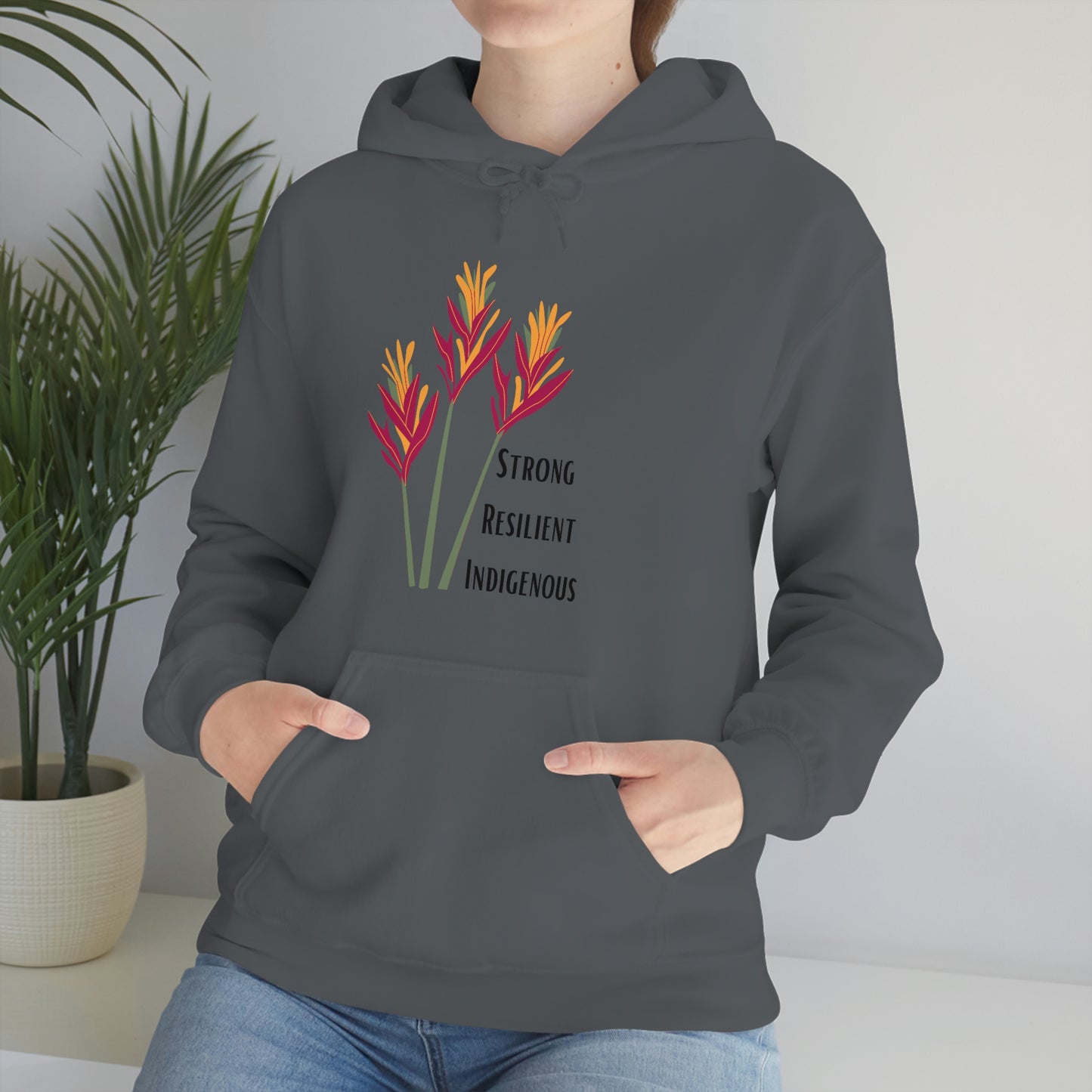 Unisex Hoodie-Strong Resilient Indigenous