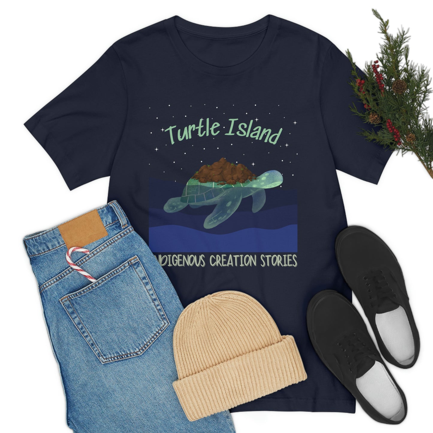 Unisex T-Shirt-Turtle Island