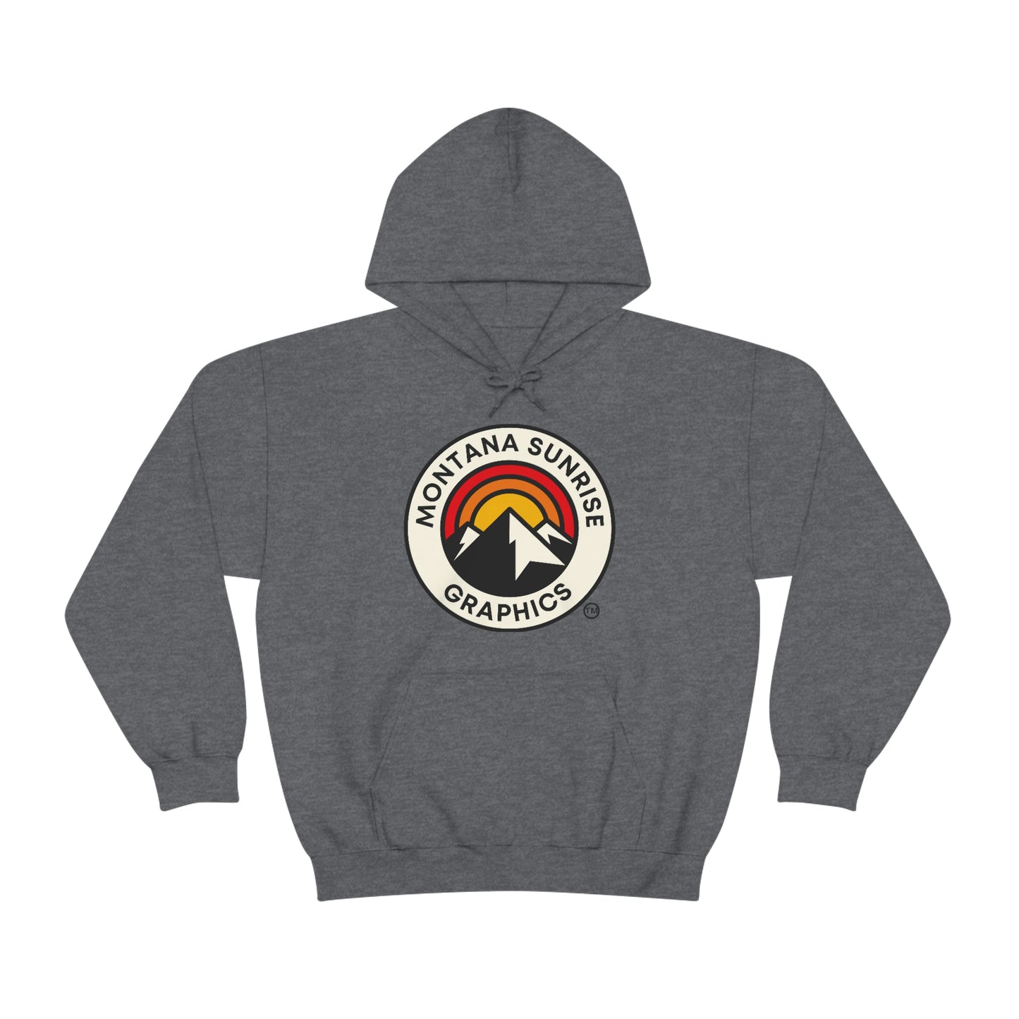 Unisex Hoodie-Montana Sunrise Graphics