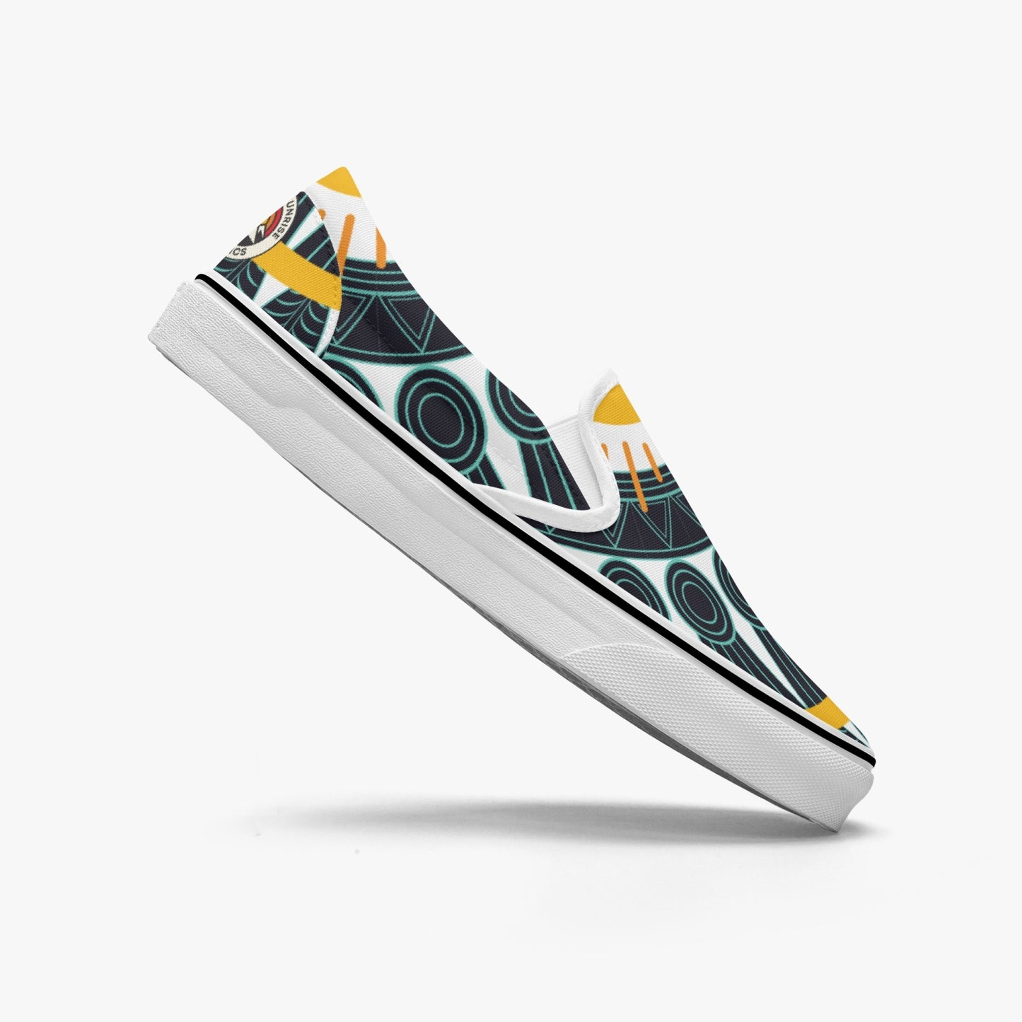 Slip-On Shoes-Teal Sun