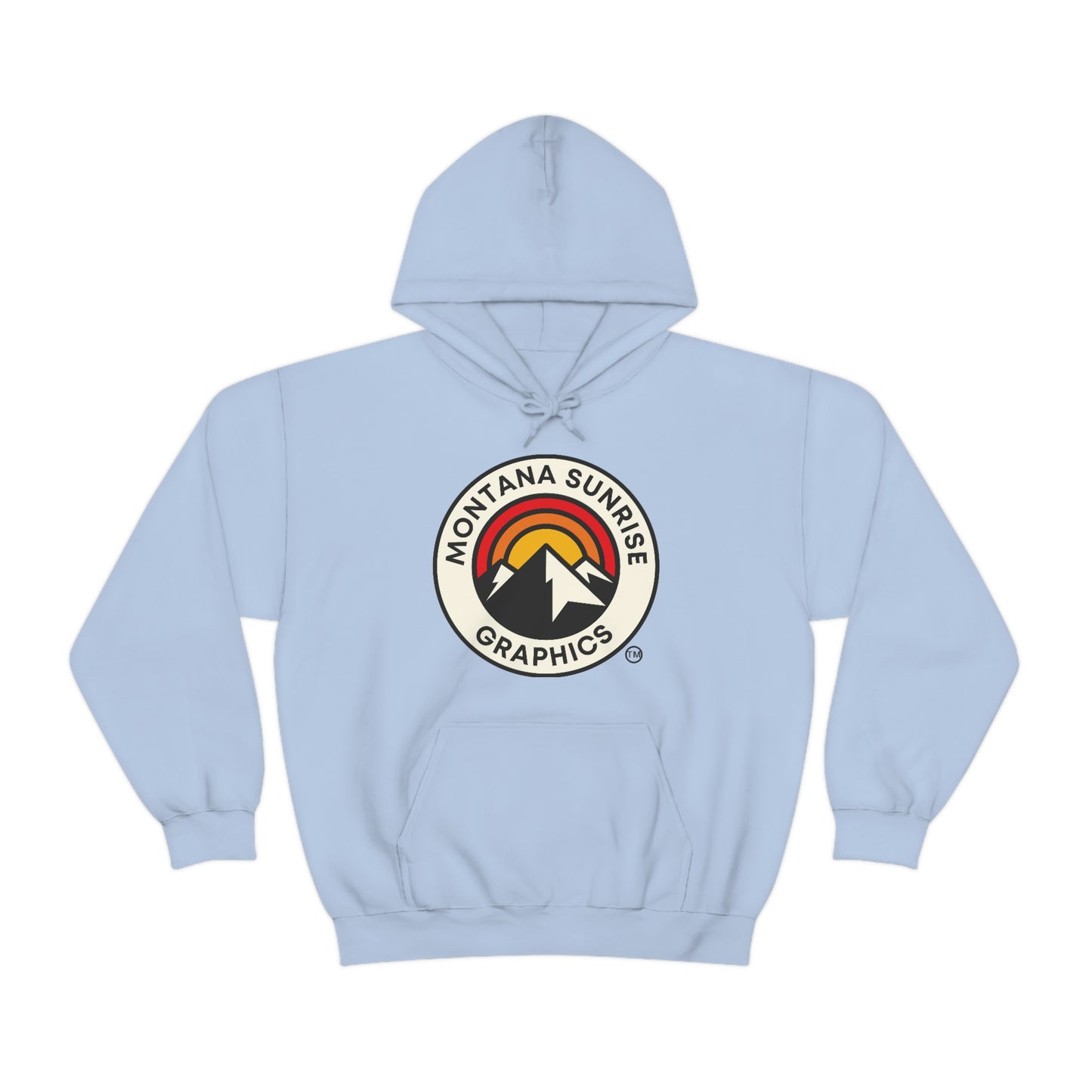 Unisex Hoodie-Montana Sunrise Graphics