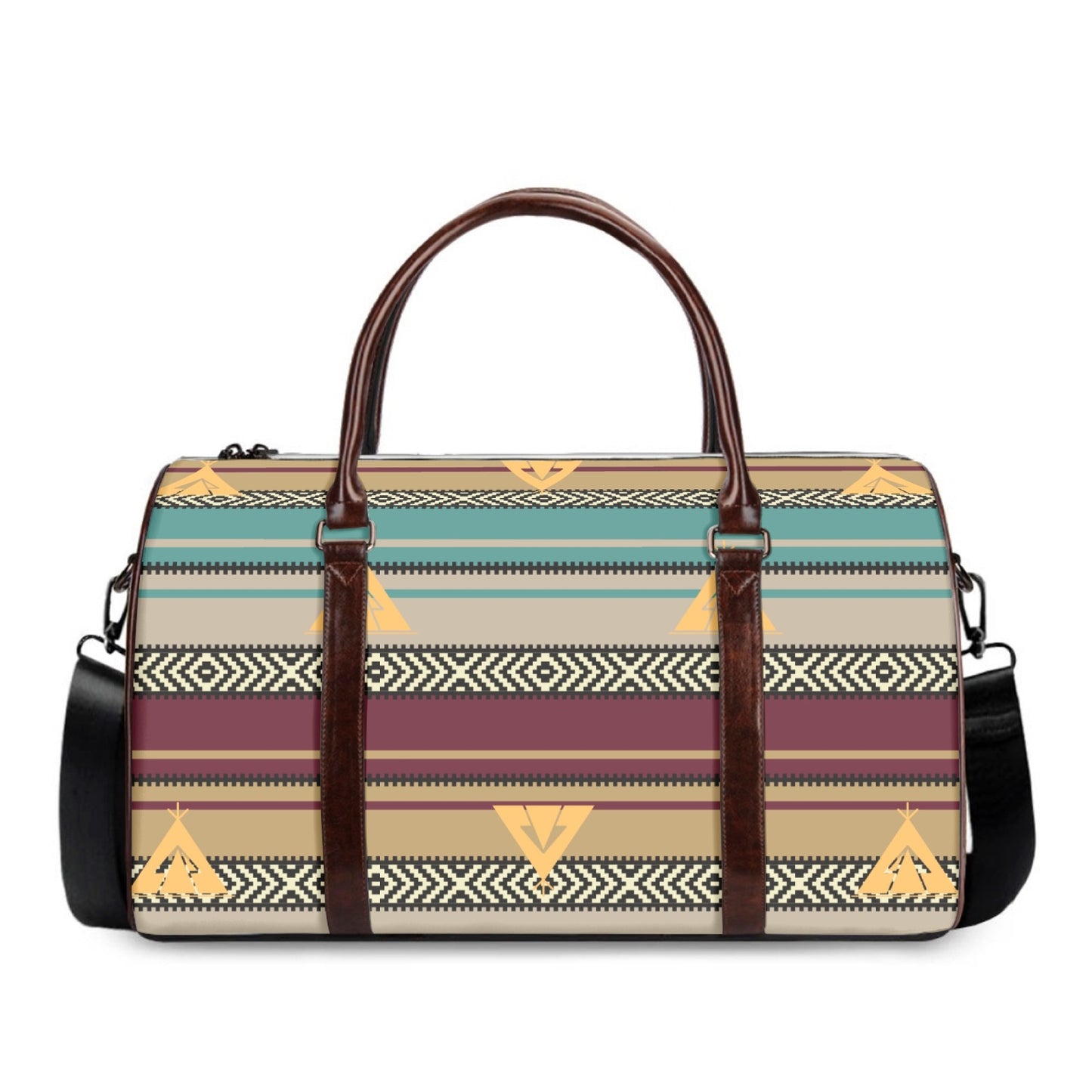 Weekender Bag-Tee Pee Stripes