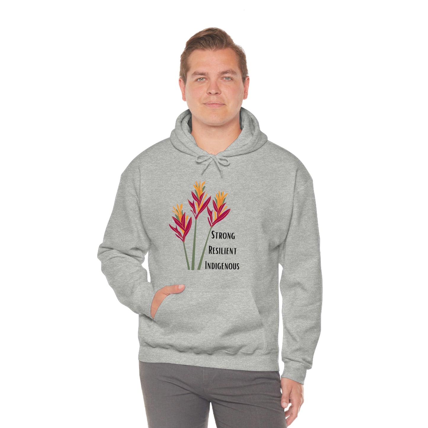 Unisex Hoodie-Strong Resilient Indigenous