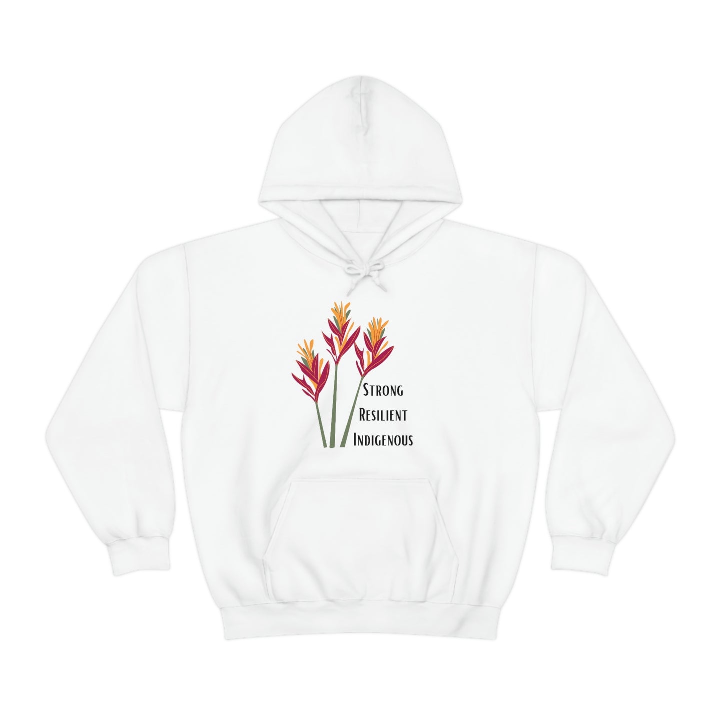 Unisex Hoodie-Strong Resilient Indigenous