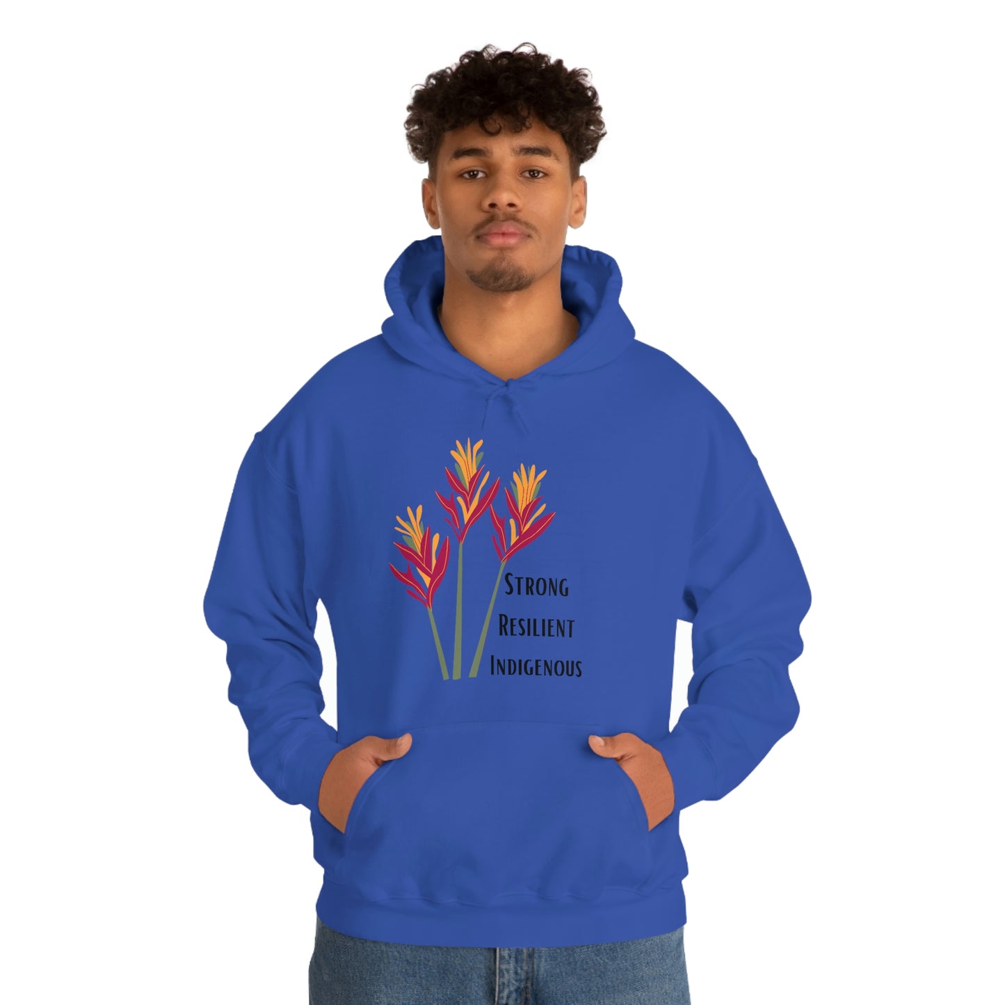 Unisex Hoodie-Strong Resilient Indigenous