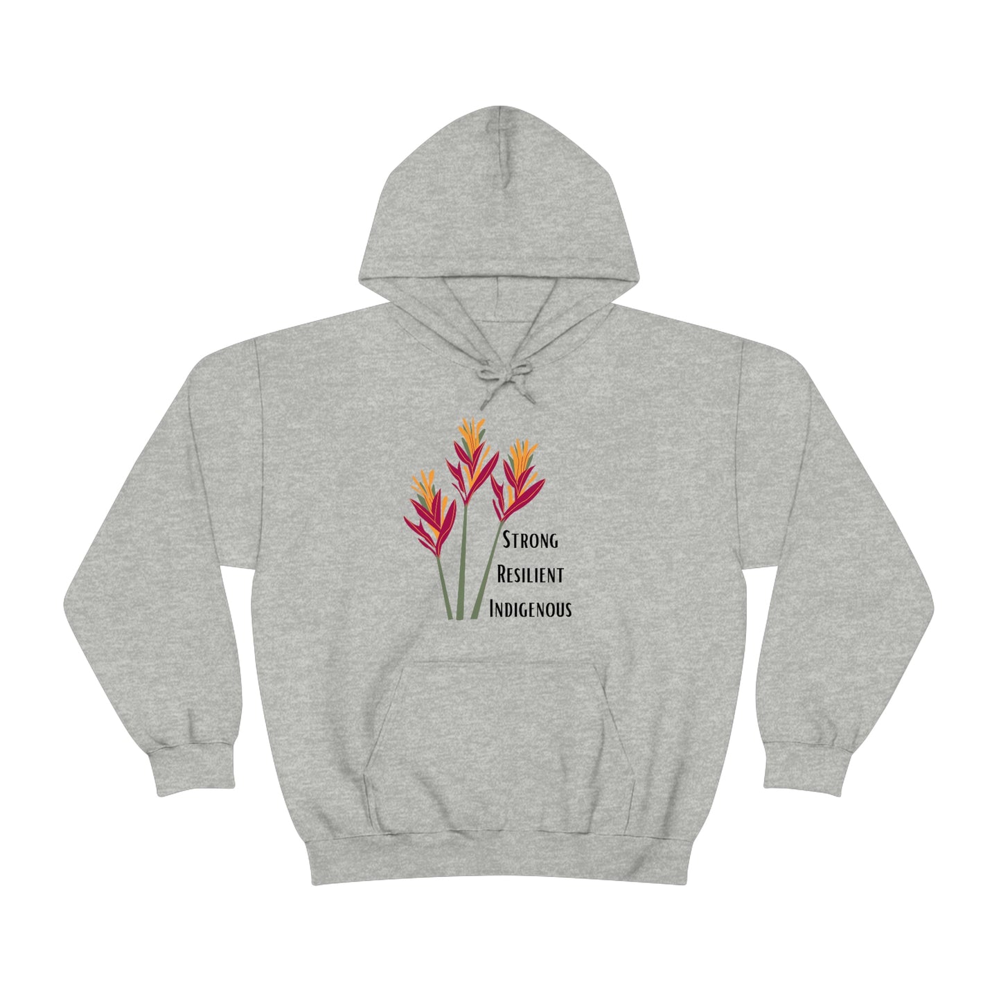 Unisex Hoodie-Strong Resilient Indigenous