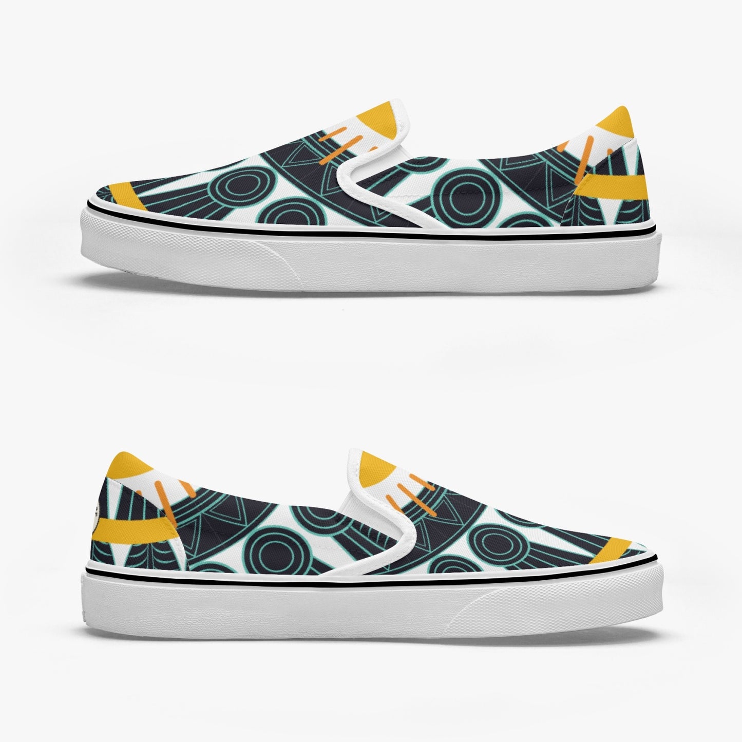 Slip-On Shoes-Teal Sun