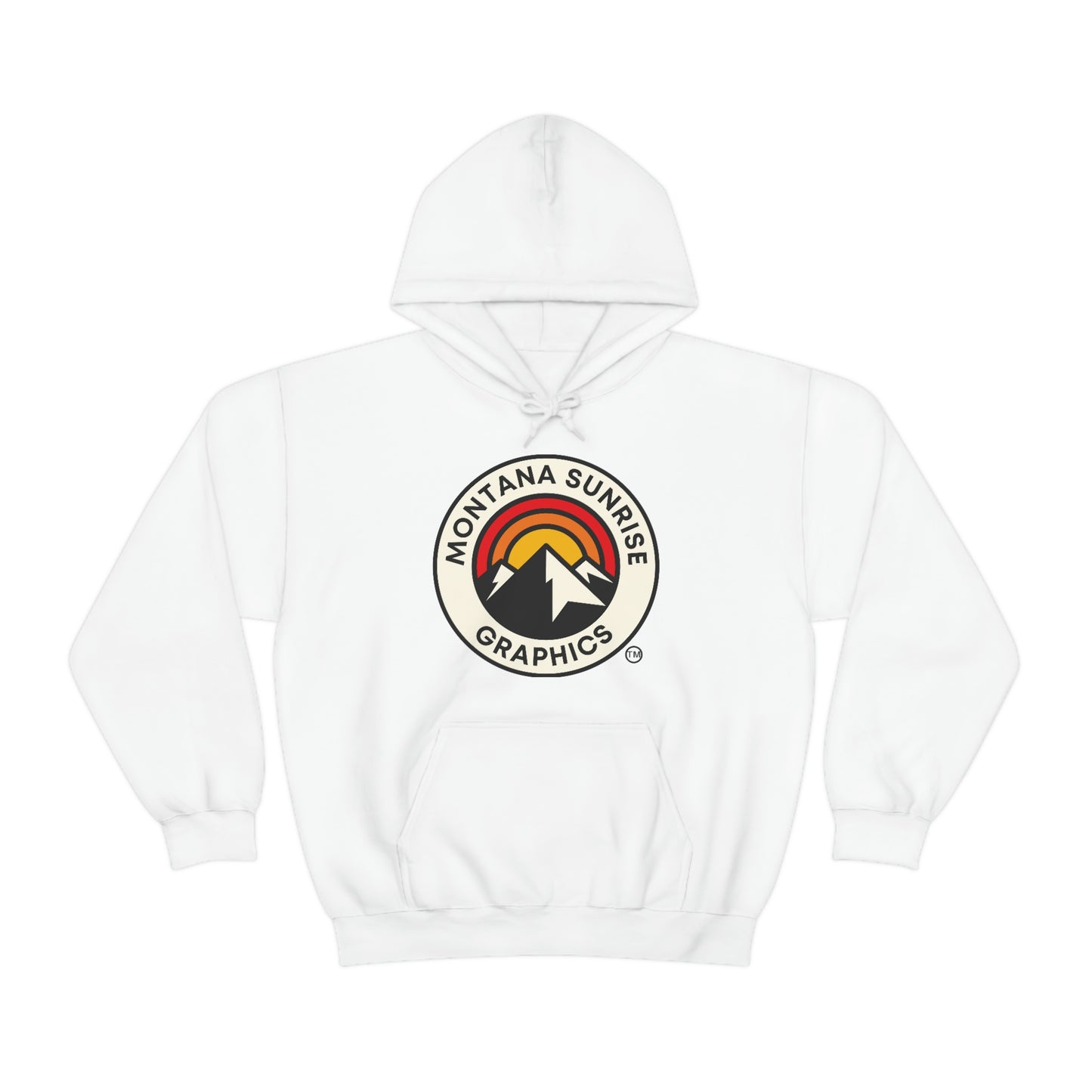 Unisex Hoodie-Montana Sunrise Graphics