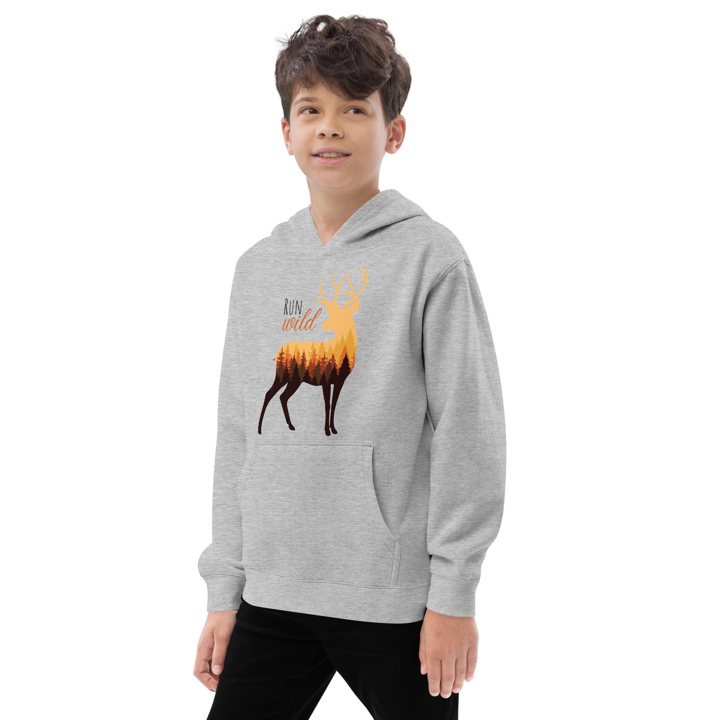 Kids Hoodie-Run Wild