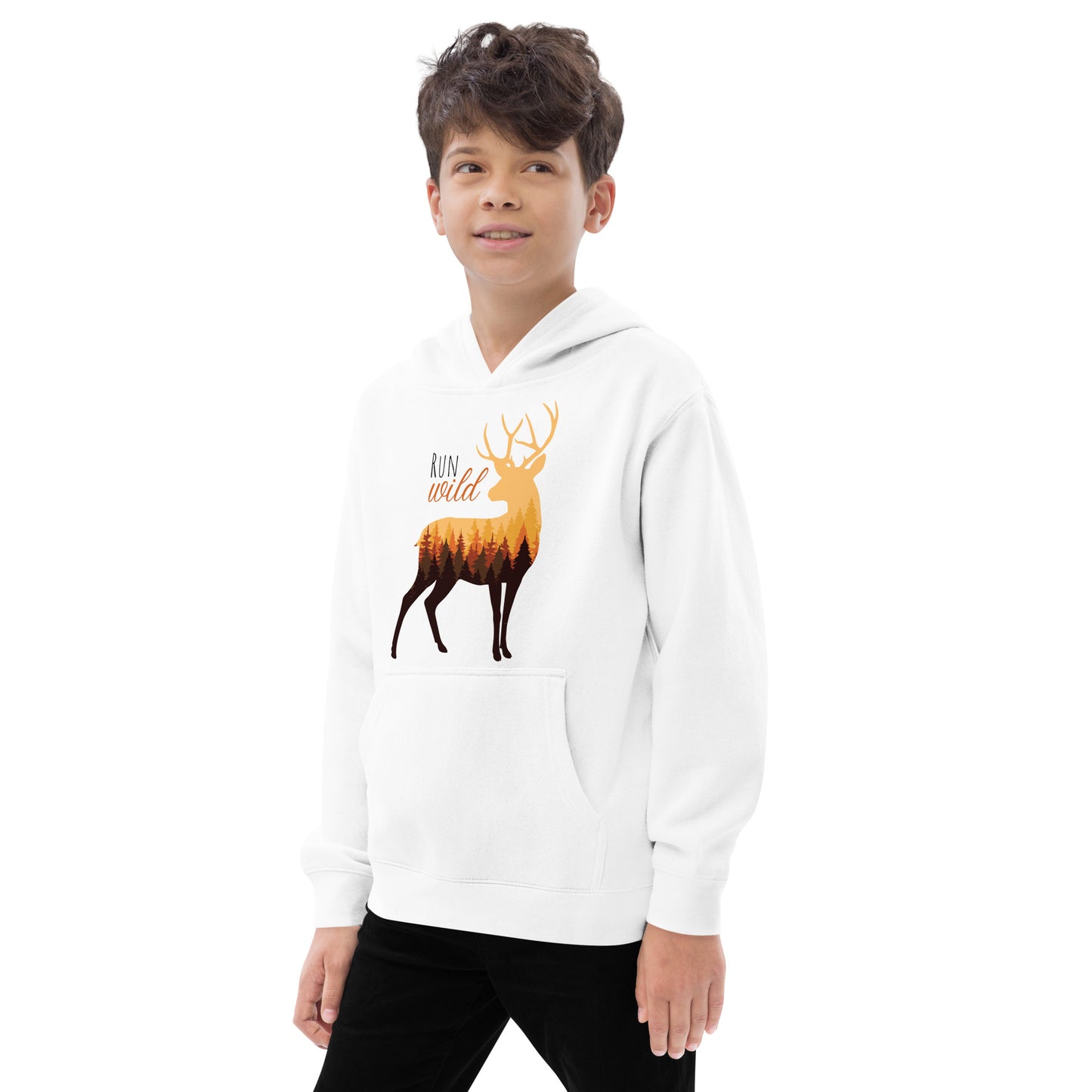 Kids Hoodie-Run Wild