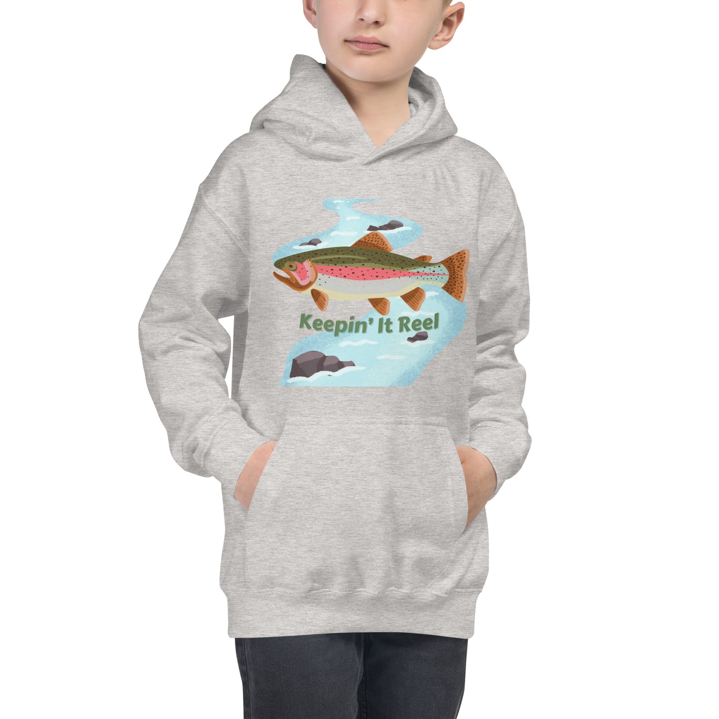 Kids Hoodie-Keepin’ It Reel