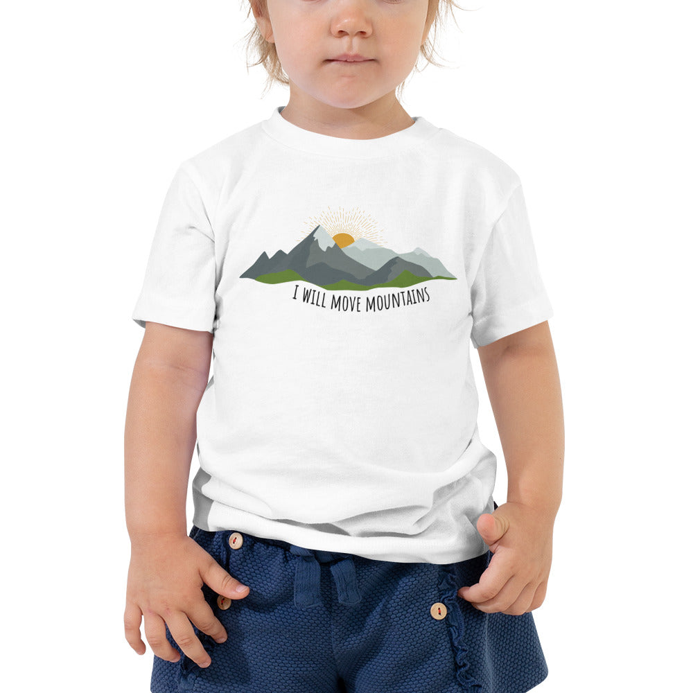 Toddler T-Shirt-I Will Move Mountains