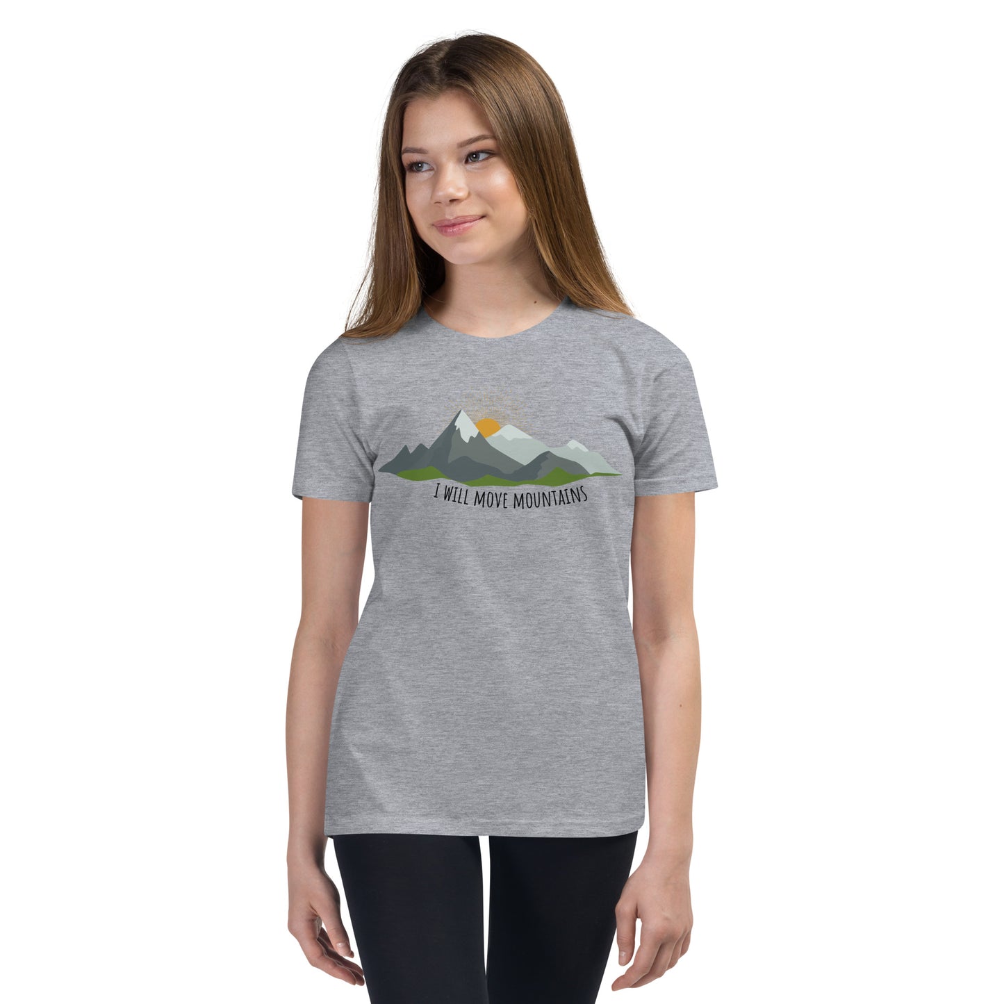 Kids T-Shirt-I Will Move Mountains