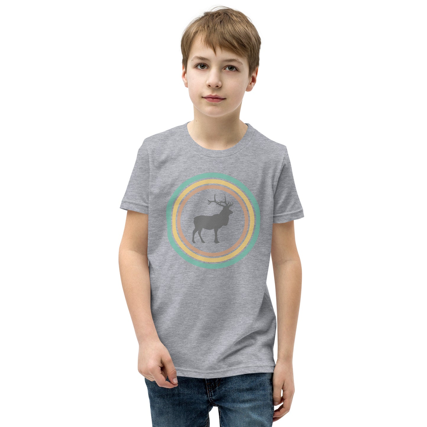 Kids T-Shirt-Circle Elk