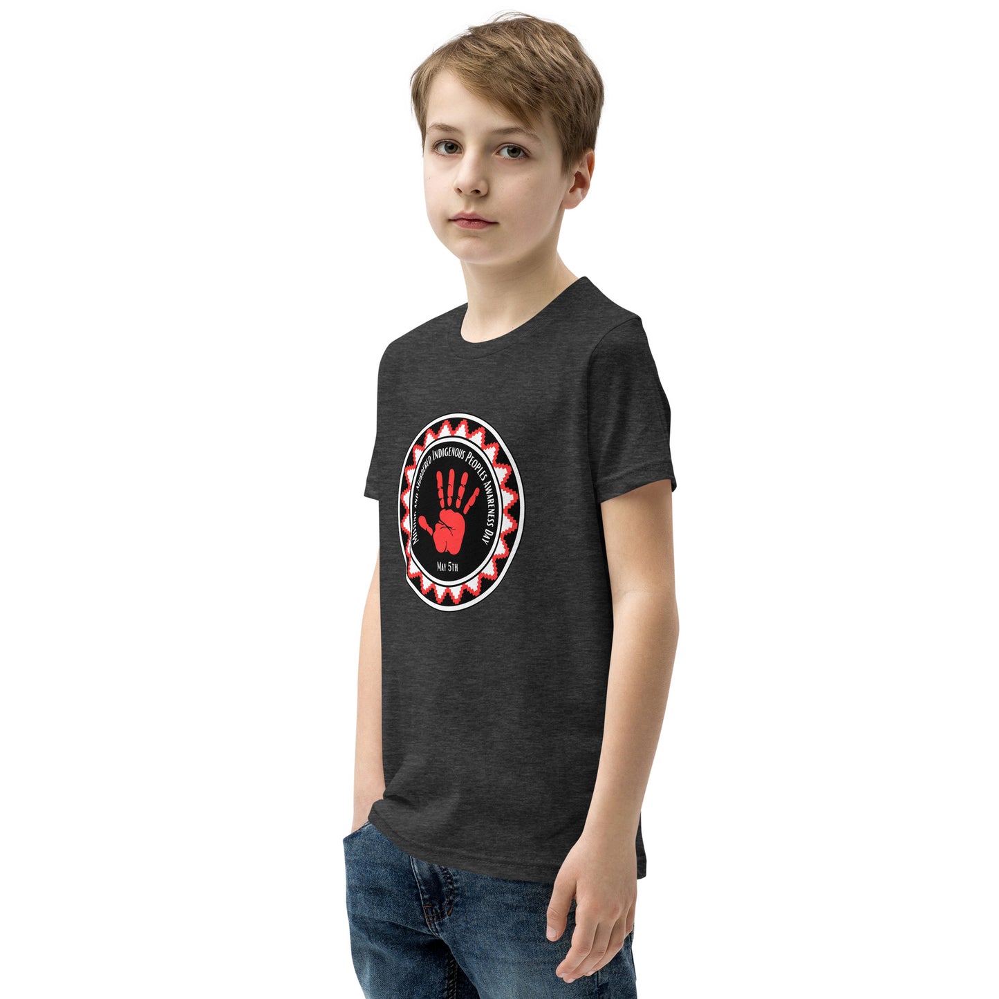 Kids T-Shirt-Missing and Murdered Indigenous Peoples Awareness Day-May 5th