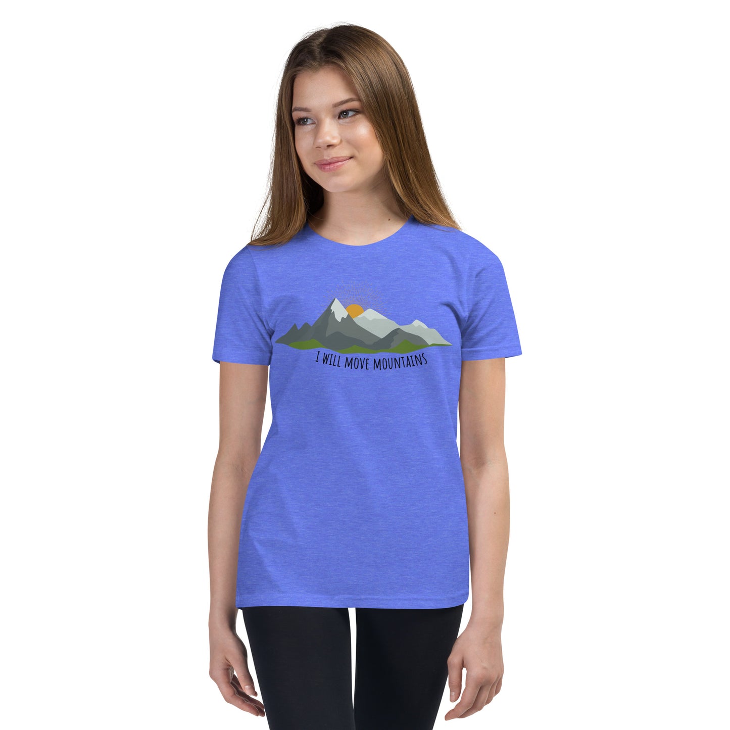 Kids T-Shirt-I Will Move Mountains