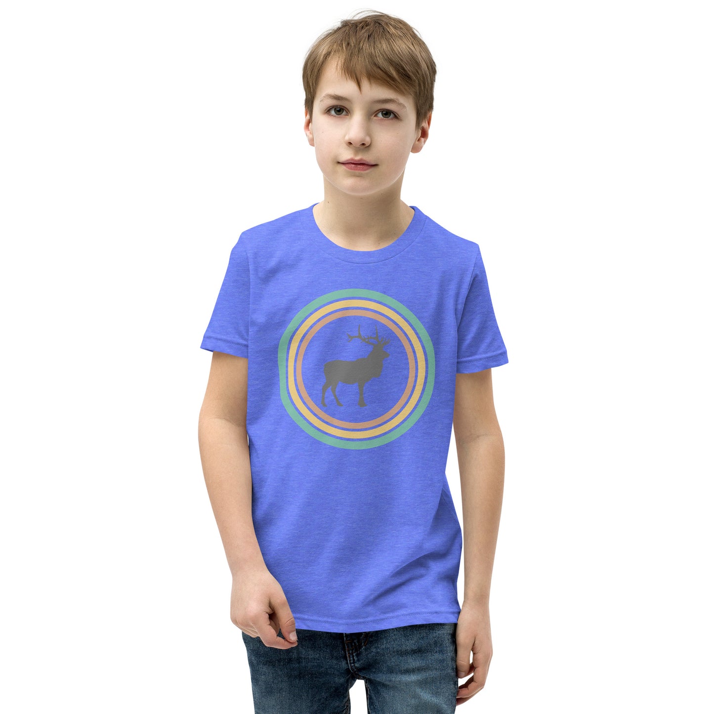 Kids T-Shirt-Circle Elk