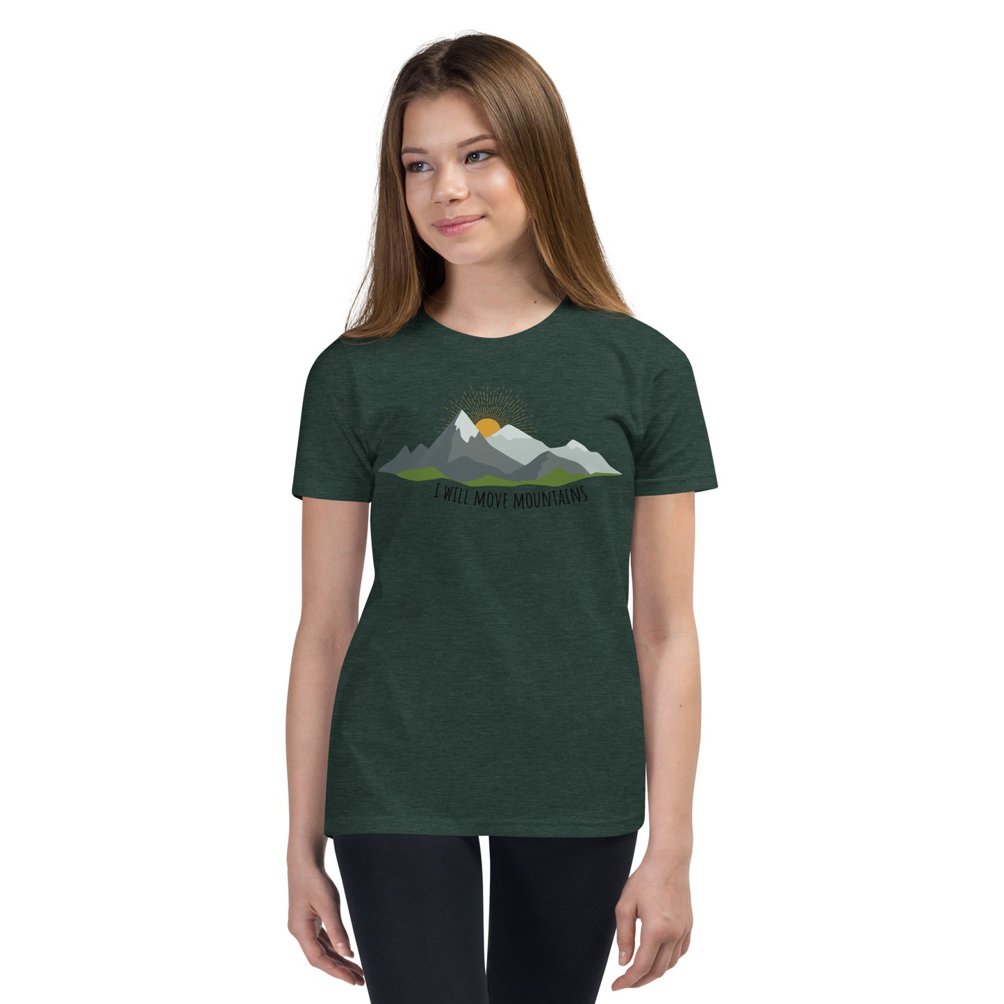 Kids T-Shirt-I Will Move Mountains