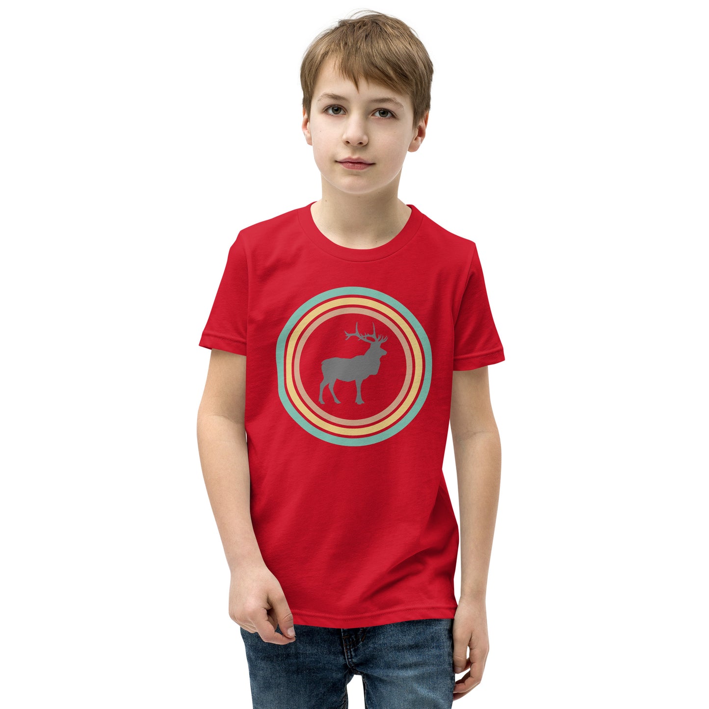 Kids T-Shirt-Circle Elk