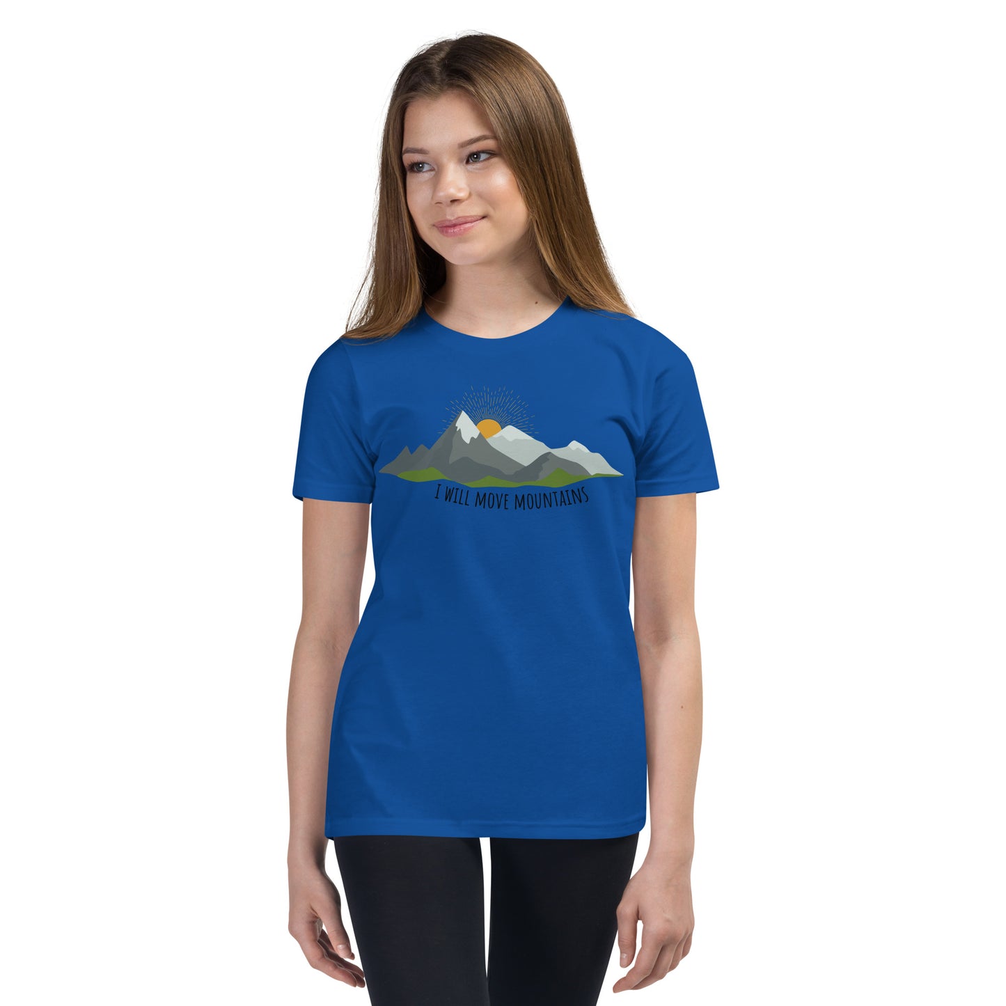 Kids T-Shirt-I Will Move Mountains