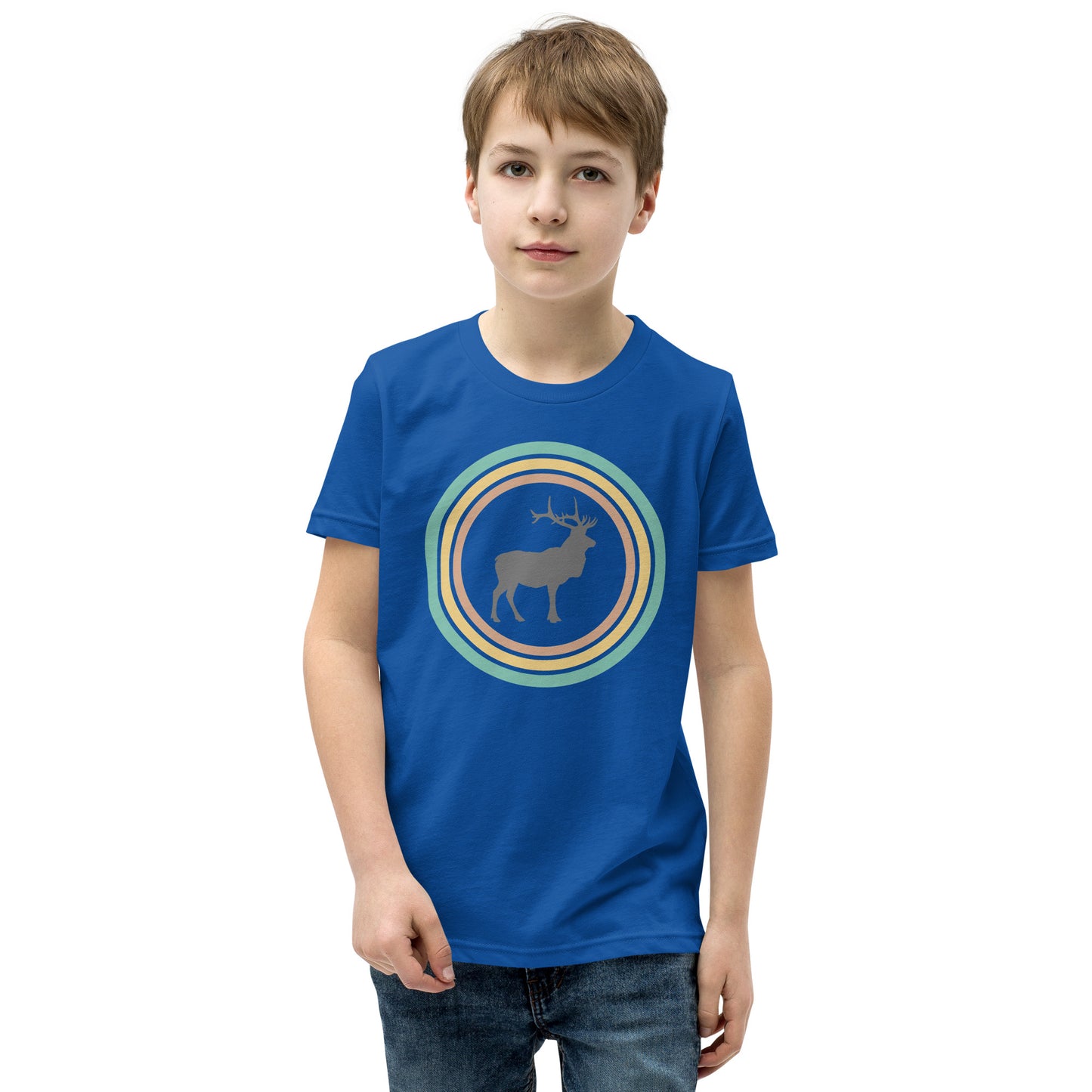 Kids T-Shirt-Circle Elk