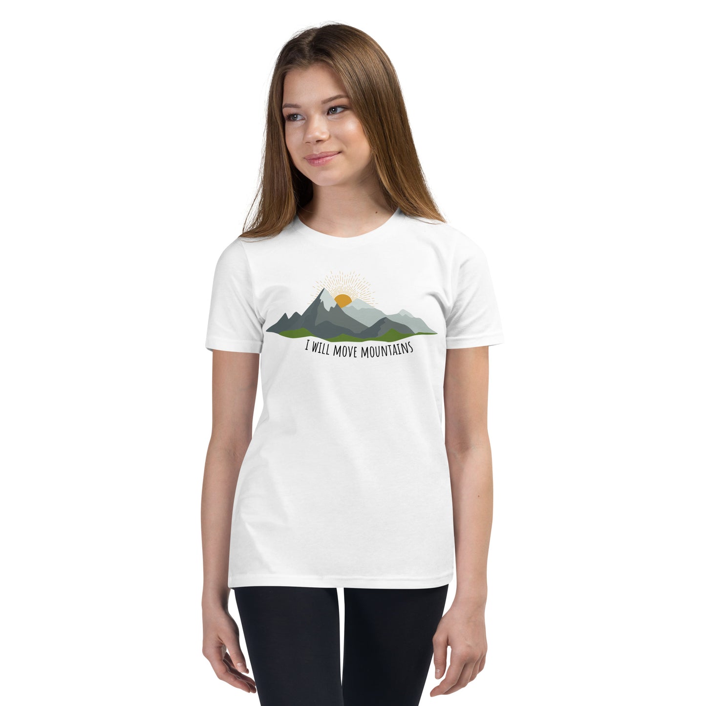 Kids T-Shirt-I Will Move Mountains